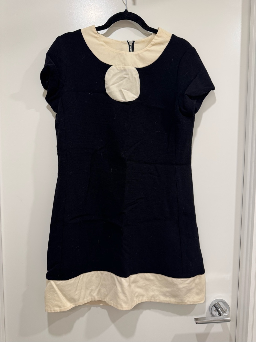 Pink Tartan Black and Cream Mini Dress